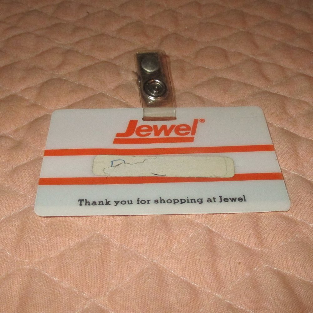 JEWEL Name Tag Vintage